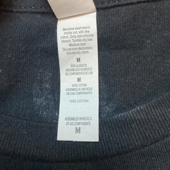 Bones Coffee Skeleton Logo Graphic Tee Black Women’s Medium - Picture 5 of 6